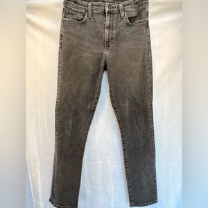 JOE’S Distressed Black Jeans - The Luna High-Rise Cigarette- Size 29